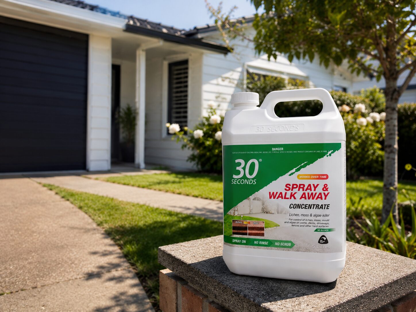 Spray & walk away